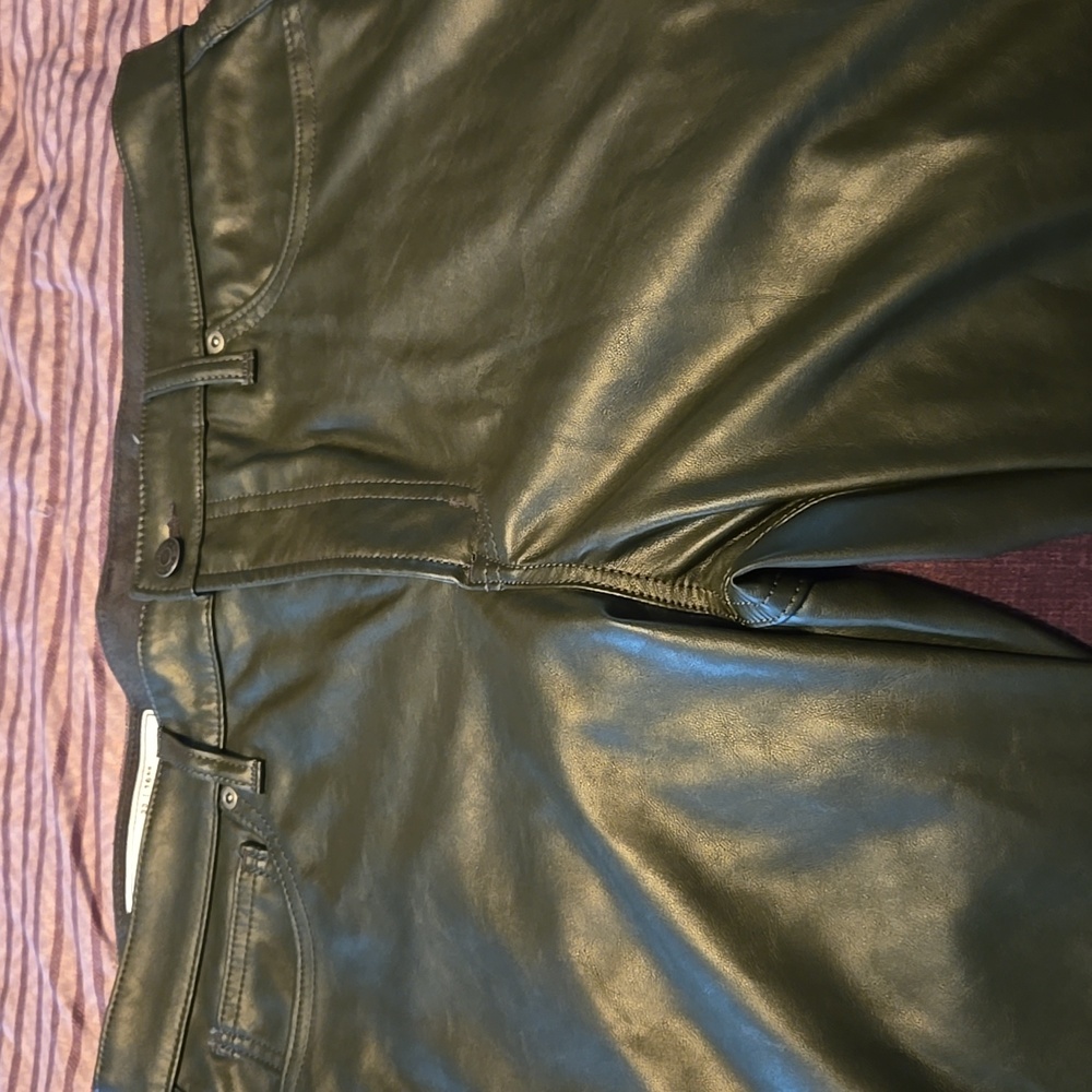 GAP Vintage Slim High Rise Jeans VEGAN LEATHER
